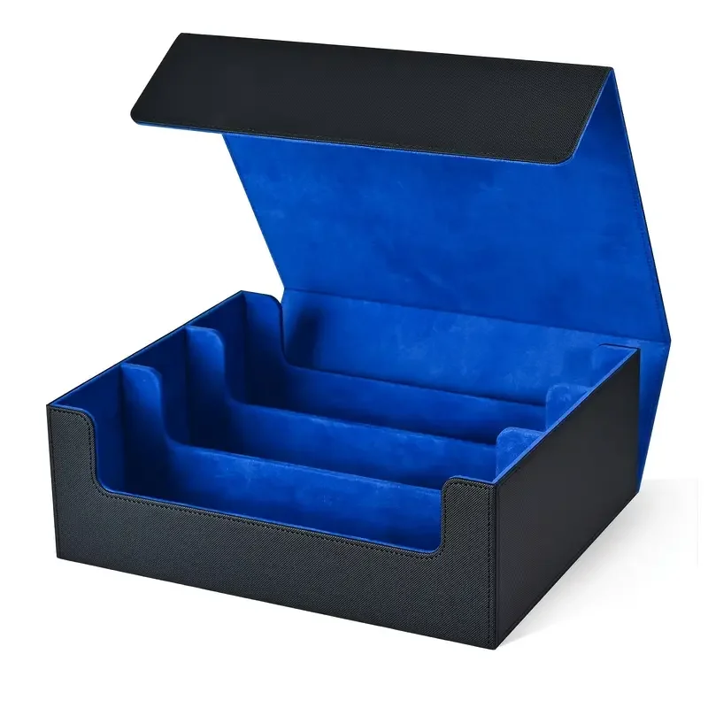 Trading card storage box, can hold 1800+ single sleeved cards