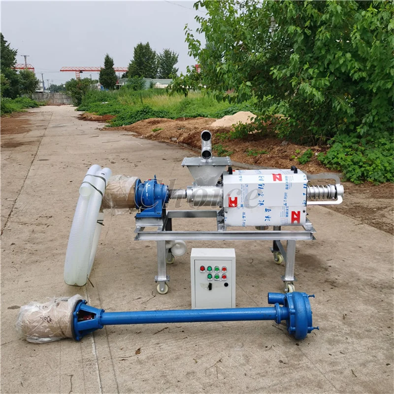 Agriculture Farming Equipment Pig Dung Dewatering Machine Cow Manure Separator Chicken Manure Dehydrator