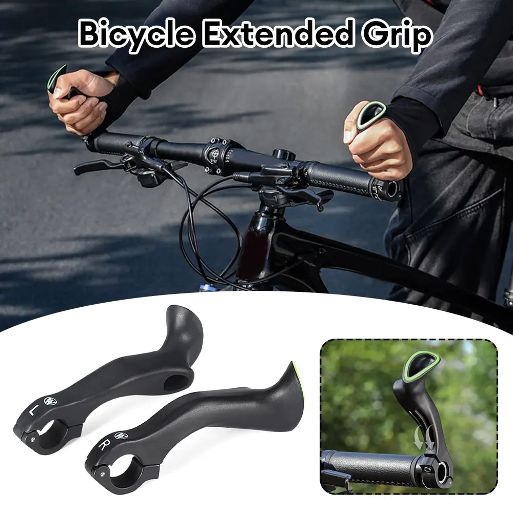 

MTB Bicycle Bar Ends 22.2mm Ergonomic Mountain Bike Inner Bar Ends Nylon Reflective Handlebar Grips Mtb Cycling Parts Sports