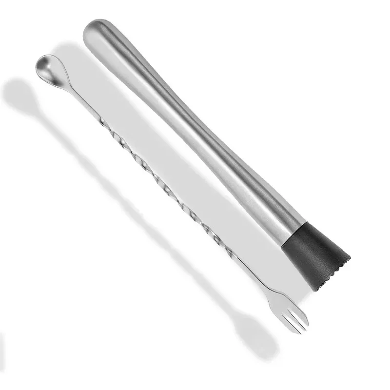 36/32.2cm Spiral Bar Cocktail Spoon Stainless Steel Bartender Stir Spoons Muddlers Whisky Drinks Mixing Rod Kitchen Accessories