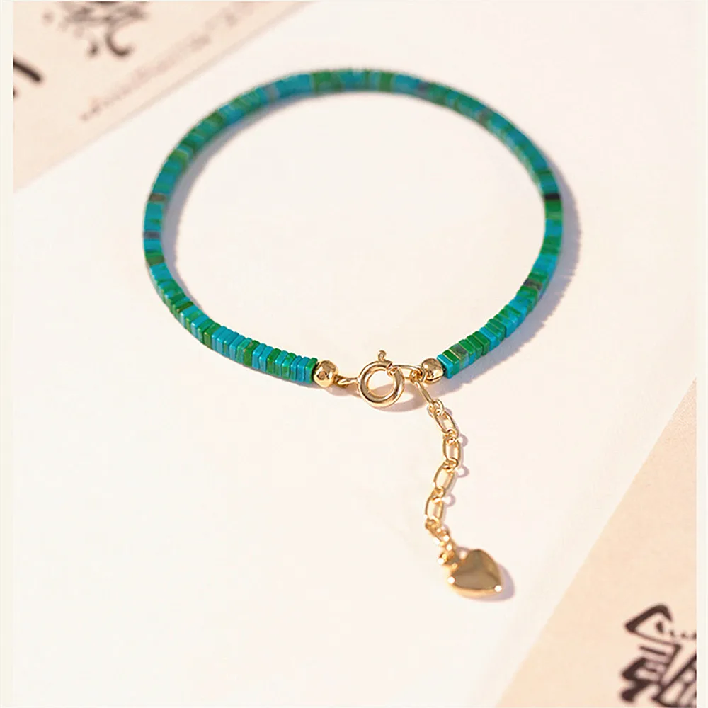 ڿ  ûϻ  Dainty   14K  ä 罽 ڿ  Pulsera Mujer  ̾ 