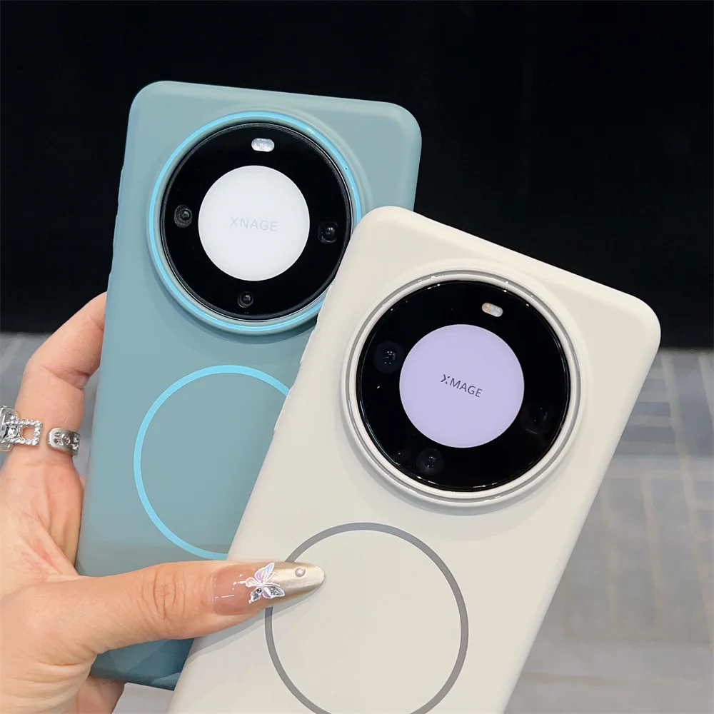 Matte Silicone Magnetic Magsafe-Compatible Soft Case