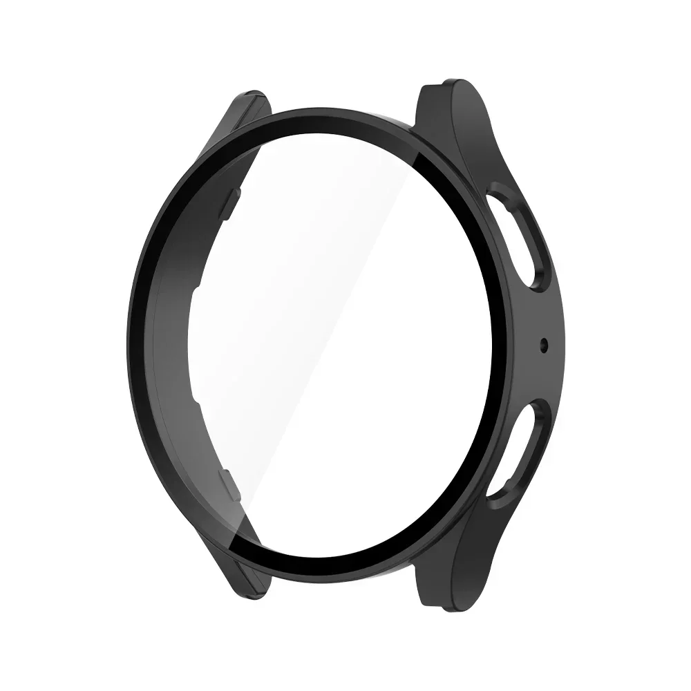 Premium Tempered Glass & PC Protective Bumper for Samsung Galaxy Watch - All-Around Screen Protector