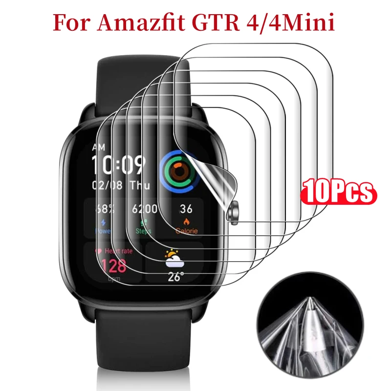 Per Amazfit Gts 4 Mini Gts4 Soft Screen Protector Hd Pellicola Idrogel Antigraffio Per Huami Amazfit Gts 4 / 4 Mini Accessori