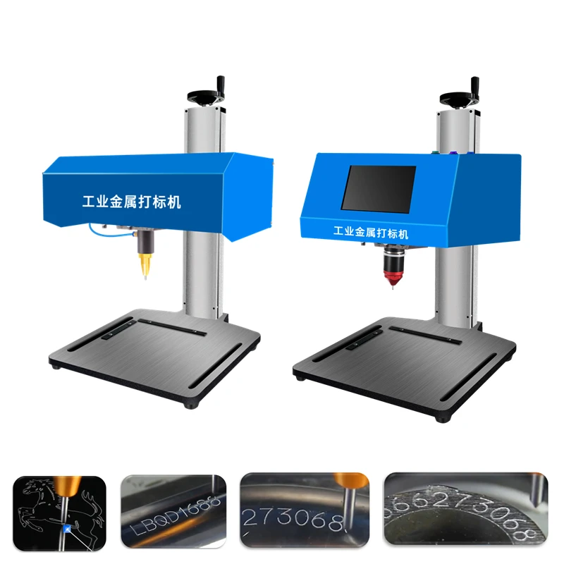 LYDesktop Nameplate Marking Engraving Machine Hand-held Pneumatic Electric Cylinder Number Frame Metal Signage Plotter 300x200m