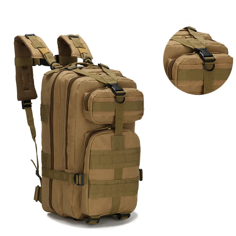 30L Tactical Rucksack Backpack Travel Bag Hiking Backpack Multifunctional Outdoor Sports