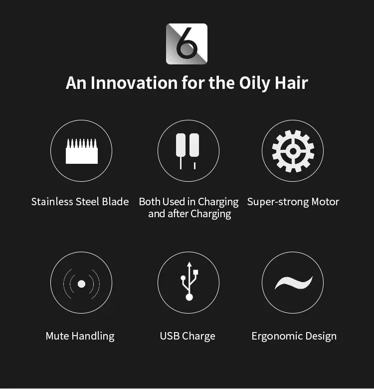 Description Picture 4 of itemBarber Retro Hair Trimmer Professional Razor Trimmer Cut Machine Wireless Hair Clipper Beard Man Shaving N1