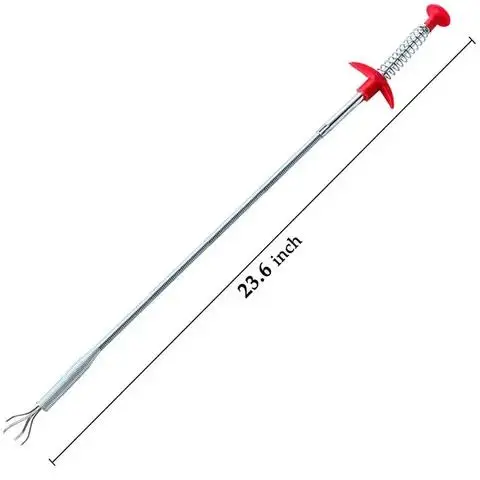 

Spring Pipe Dredging Tools 60cm Kitchen Drain Cleaner Sticks Clog Remover Cleaning Dredge Sink Hair Brush Cleaner Bend Sink Tool