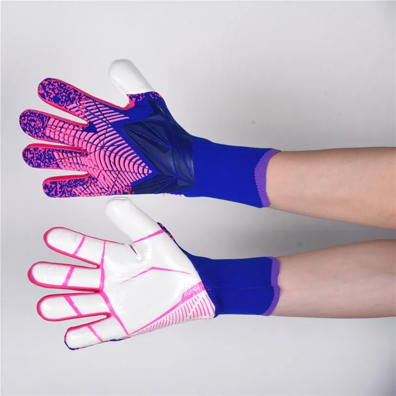 Goalkeeper Gloves ROXXANA Kids Adults Goalkeeper Gloves Goalie Gloves Thicken Latex Football Soccer Anti-Slip Soccer Breathable Children Goalie