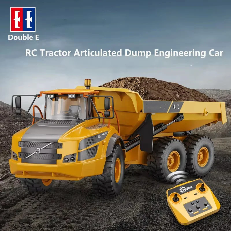 Double E Large RC Truck A40G Rc Dumper Cars E591 Remote Control Car Tractor 2.4G Dump Engineering Vehicl Crawler Car Toys Gift 4