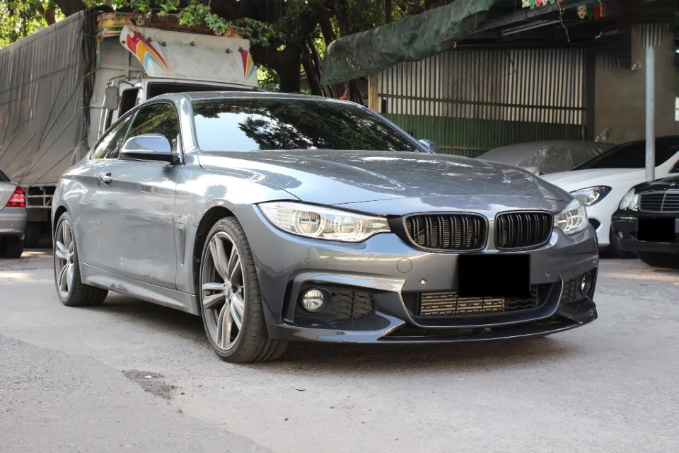 XVIP Diamonds Style Front Bumper Racing Grill For BMW 4 Series F32 F33 F36 M3 F80 M4 F82 12-19 Dual-Slat Gloss Black Accessories