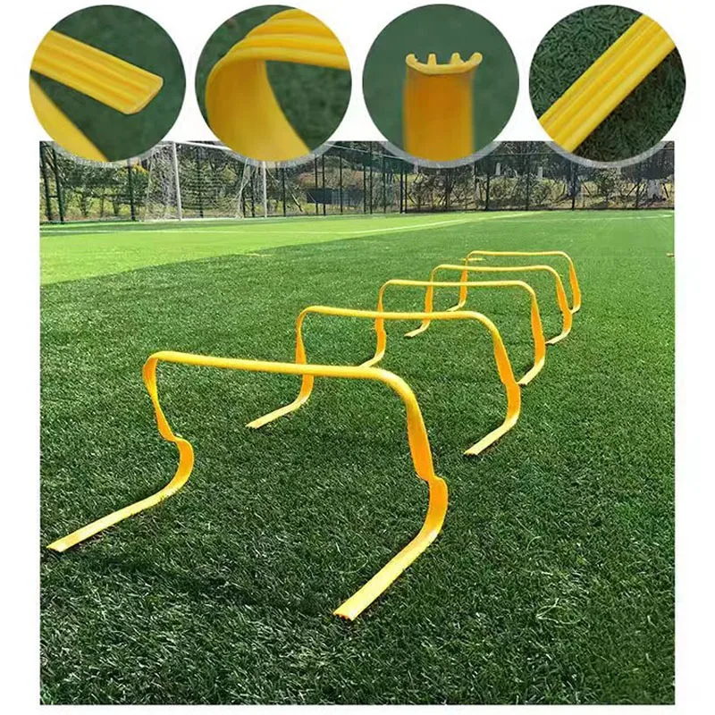 Agility ladders 3Pcs 15cm Football Hurdles Portable Speed Funcional Training Kids Agility Hurdles Ladder Sports Safety Soccer Training Equipment