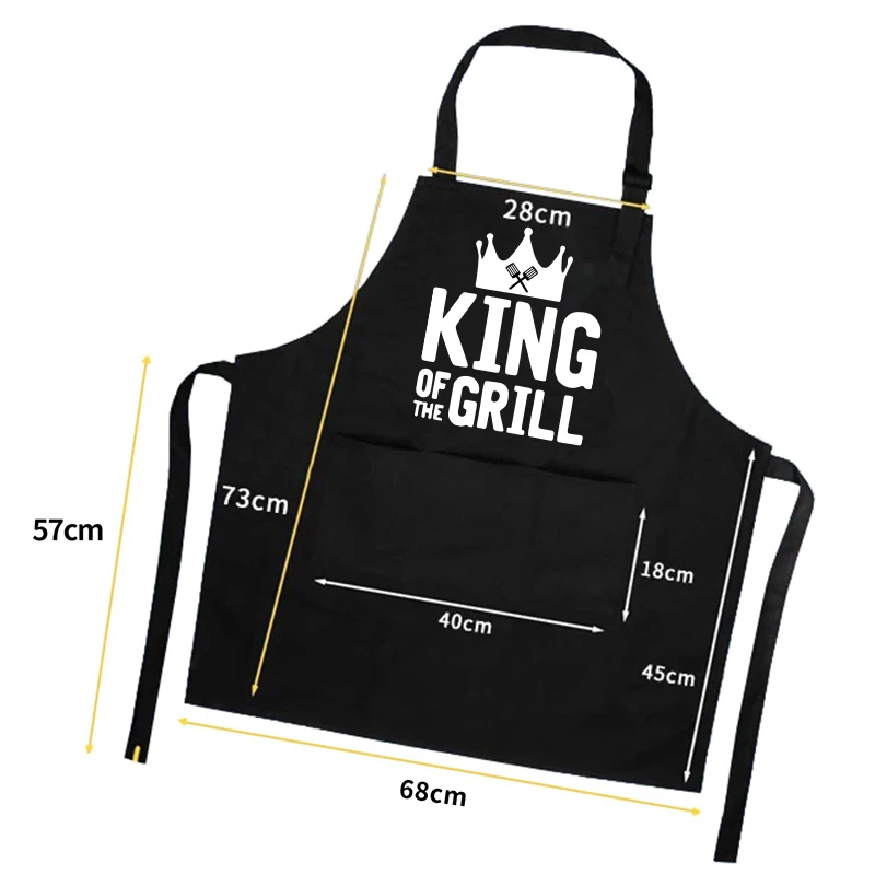 Cooking Aprons for Women Men Funny Grilling Chef Kitchen Aprons for Dad Husband BBQ Gifts for Fathers Day Birthday 5