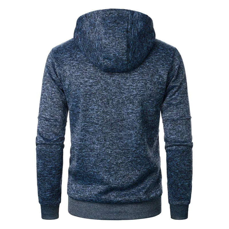 Men's Hoodies Spring Autumn Casual Solid Zip Up Hoodie Men Sweatshirts Long Sleeve Hooded Sweatshirt Zipper Cardigan Streetwear