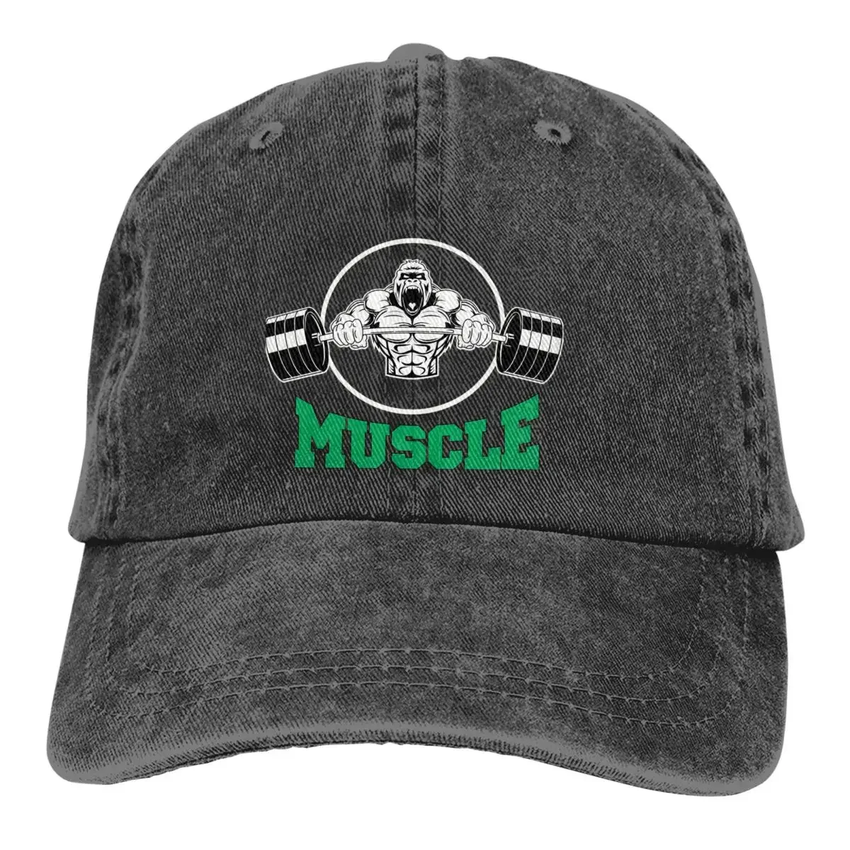 

Muscle Gym Vegan Lifestyle Baseball Caps Peaked Cap Bodybuilding Fitness Sun Shade Hats for Men