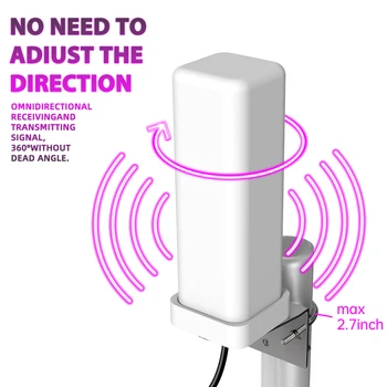ATSC DVB-T DMB-T ISDB-T 장거리 신호 증폭기, 4K 디지털 HD TV 안테나, 야외 자유 HDTV 채널, 35dBi, 6000 마일 상품 이미지