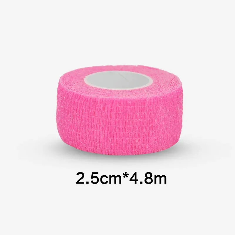 1/6/10/24/48pcs light pink Waterproof Therapy Self Adhesive Bandage Muscle Tape Finger Joints Wrap First Aid Kit Pet Elastic