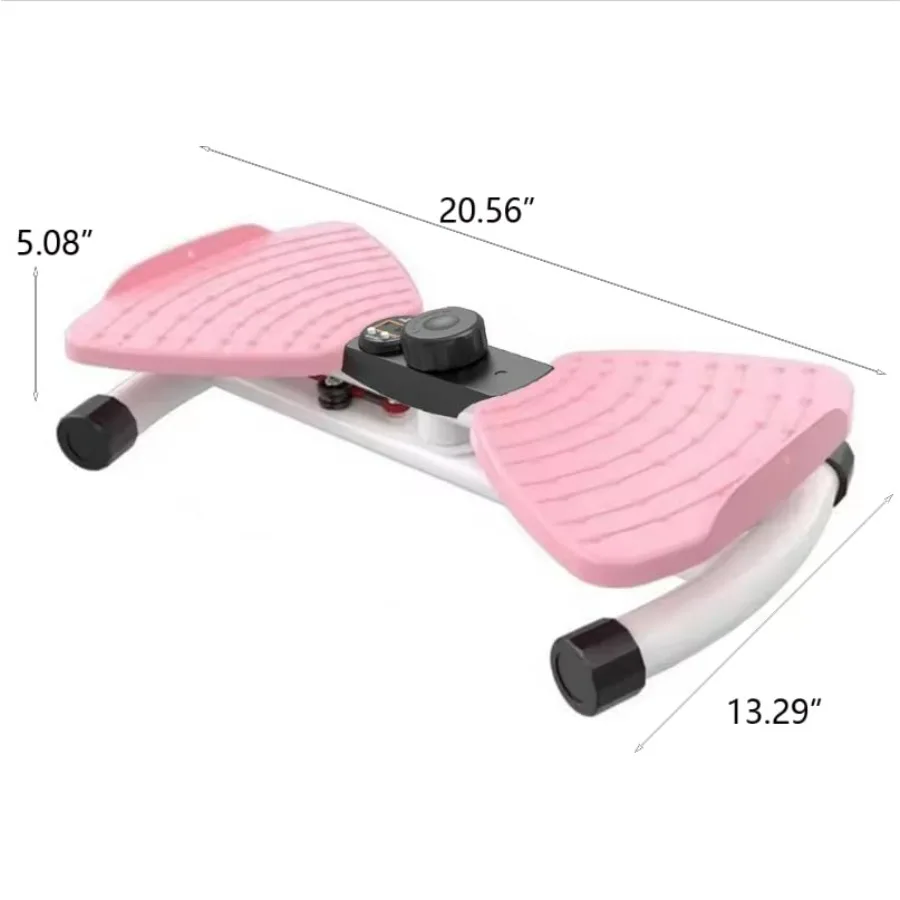 Mute Waist Twister Board, 3-Level Adjustable Ab Workout Machine for Women Men, Noiseless Exercise Twist Board for Home Gym, 330