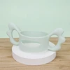 J15U Baby Silicone Bottle Handles Natural Baby Bottle Handle Wide-Neck Easy Carry Handle Lightweight Bottle Handle