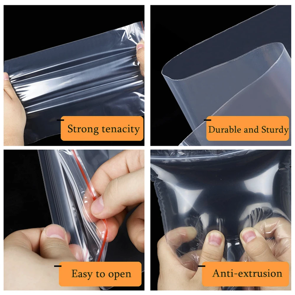 Diamond painting accessories 100Pcs self-sealing bag DIY 5D diamond painting cross stitch embroidery accessories square bead stone storage bag label paper