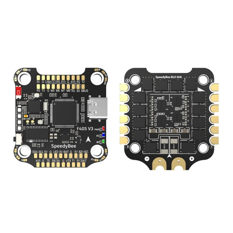 

Elevates Drones Performances with 50A 4 in 1 Electronic Speed Controller featuring Built-in 30x30 F4 Flight Controller