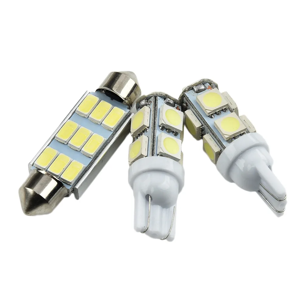 

Inner White LED Dome Replaced Reading Light Bulbs For Jeep Wrangler JK Models 2007-2018 6000K Car Interior Dome Lights
