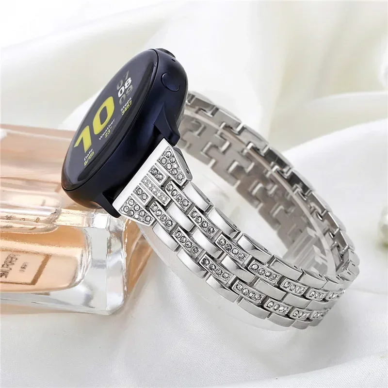 Diamond Metal Watchband Bracelet
