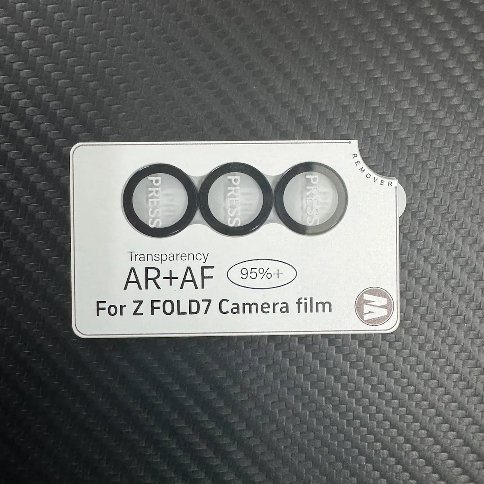 Anti-Fog Tempered Glass Camera Protector - Black/Silver Original Color