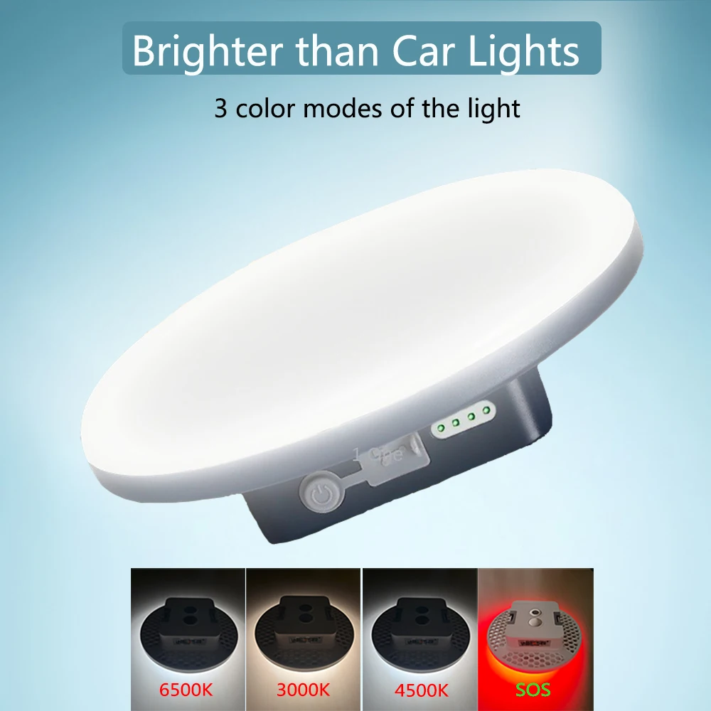 Camping Light 13500mAh Rechargeable Strong Light Camping Lantern 21700 Battery Outdoor Waterproof Remote Control Case Tent Lamp