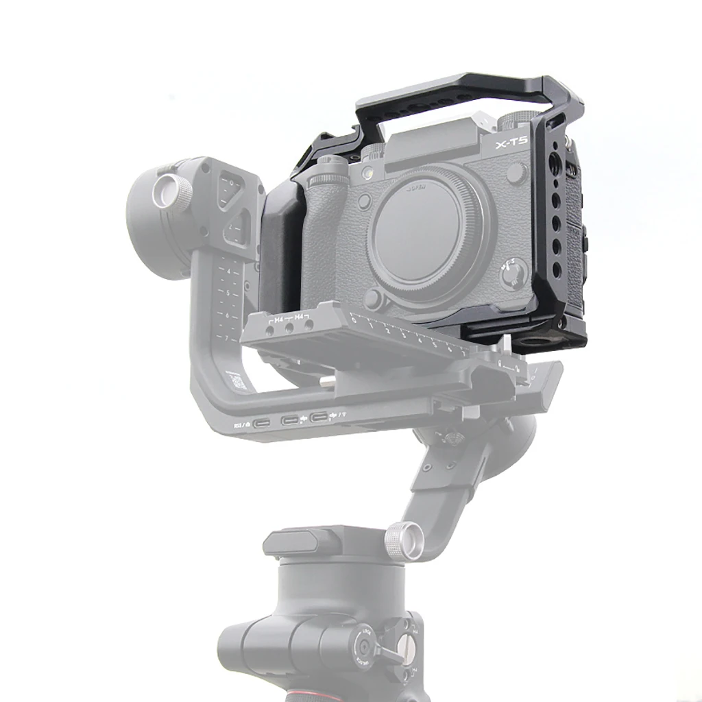 XT5 Käfig Rig Kamera Schutzhülle L-Form Griff Grip Quick Release Platte Halterung Vlog Stabilisator Verlängerung Kit Für Fuji X-T5 – Detail 3