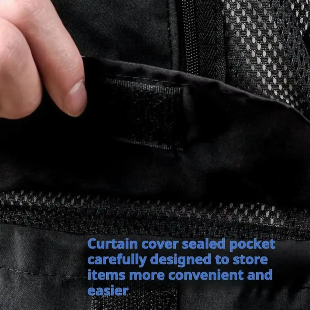 8개의 아이스 팩이 포함된 아이스 쿨링 조끼 통기성 방수 야외 작업 조끼 편리한 조절 가능한 야외 러닝 조끼 등산용