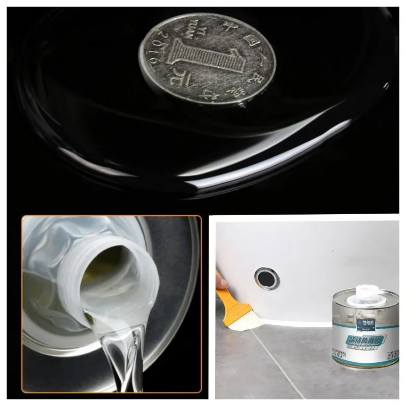 Toilet, kitchen, transparent waterproof glue, bathroom, toilet, water proof, brick, waterproof paint, leak repair material