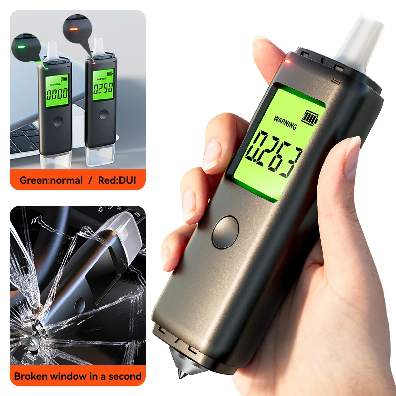 Alcohol Tester Breathalyzer for Preventing Drunk Driving