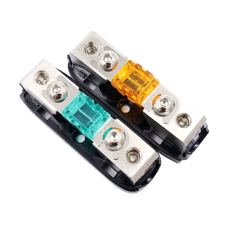 Fuse Holder Car Audio Power 30-150A Stereo Audio Single Way AGU Holder Power Distribution Block Fusebox