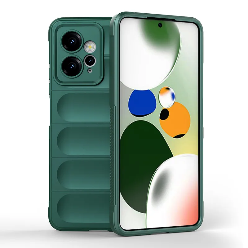 Custodia Con Funzione Stand Custodia Portafoglio Magnetica Per Xiaomi Redmi Note 12S - Pelle PU, Verde, Con Scomparti Carte Xiaomi Note 12s