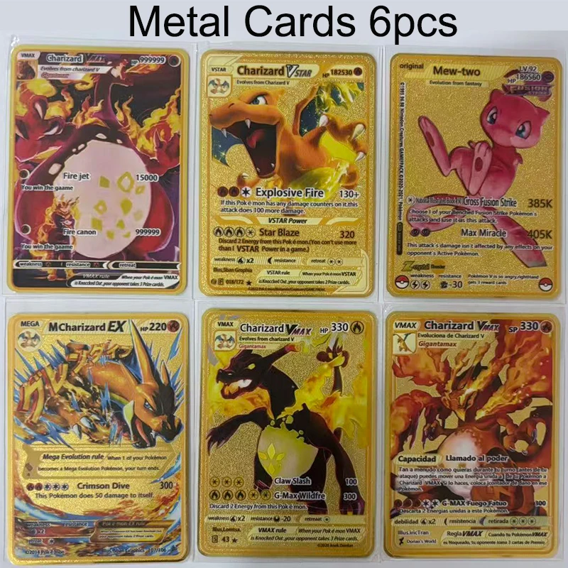 Limited Edition High-Powered Golden Charizard Collectible Card Set
