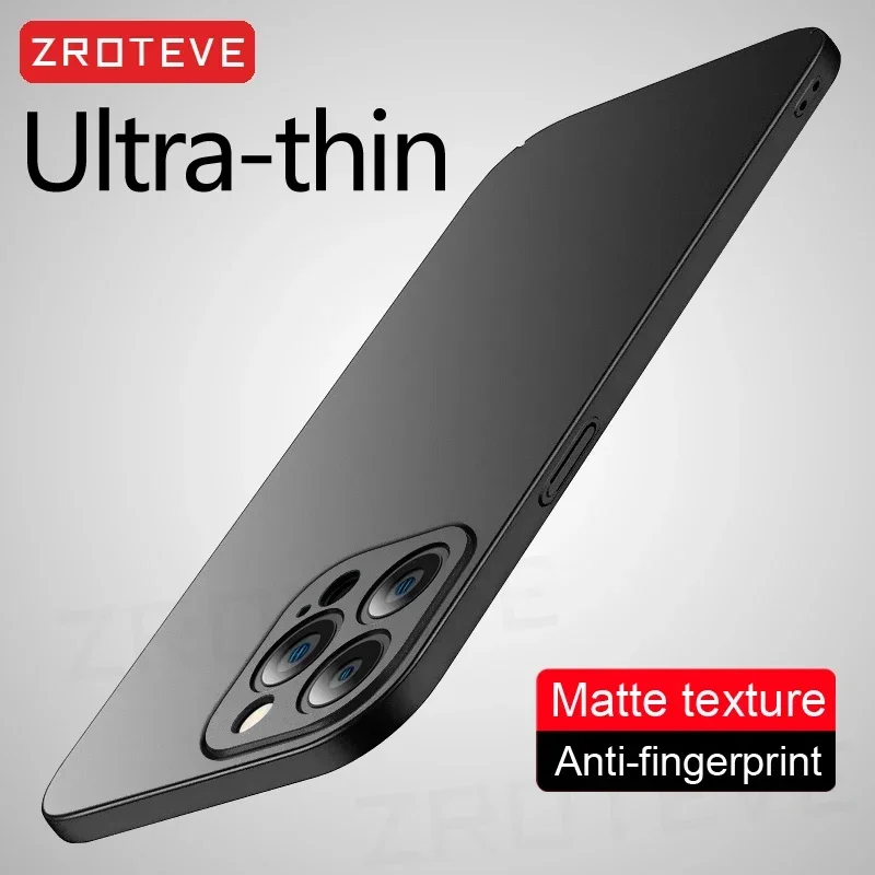 ZROTEVE Luxury Slim Matte Hard PC Cover - Premium Phone Case