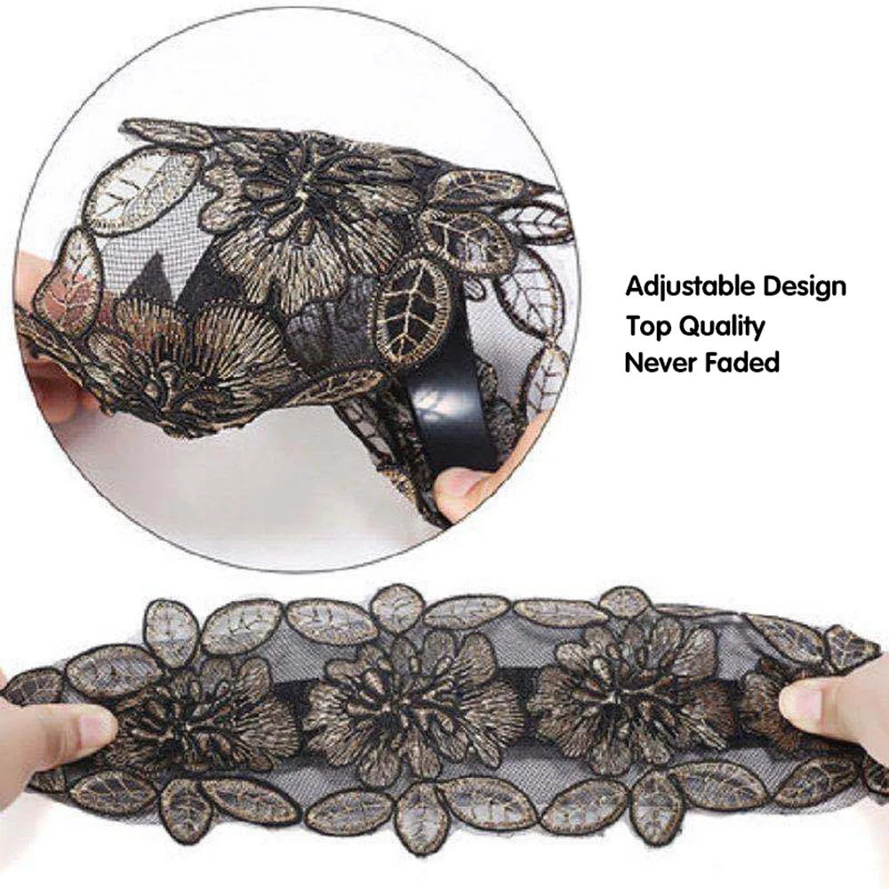 Description Picture 6 of itemVintage Summer Broadside Floral Printed Toothed Flower Hair Accessories Headband Hair Bands Head Hoop