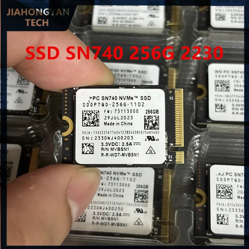 オリジナル WD SSD SN740 256G 512G 1TB 2TB NVME 2230 PCIE4.0