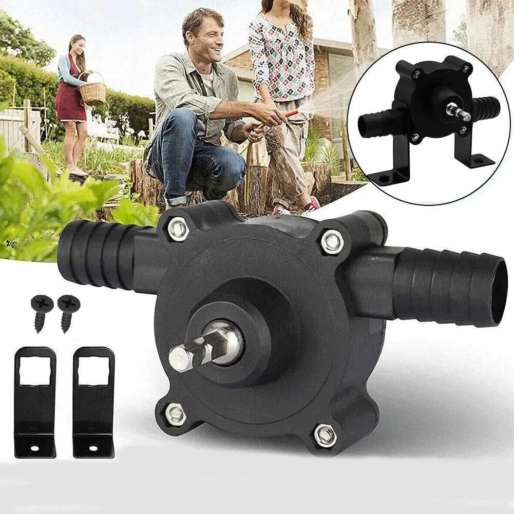 

Car Electric Drill Pump Oil Fluid Water Pump Portable Hand Liquid Tool Self-priming New Mini Garden Transfer Outdoor Home P D8t0