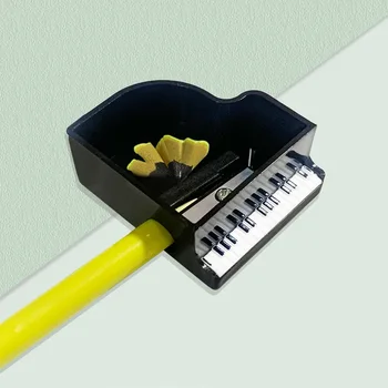 1pc Affilacarte Creativo a Forma di Pianoforte, Tema Musicale, Cancelleria per Studenti, Forniture per Scuola e Ufficio