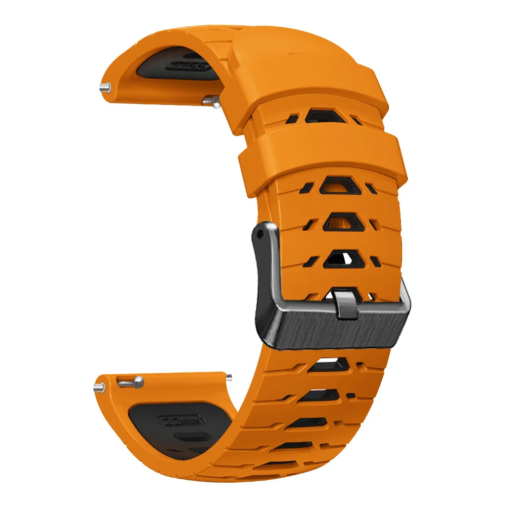 Breathable Silicone Smartwatch Bracelet - 22mm Replacement Watch Bands