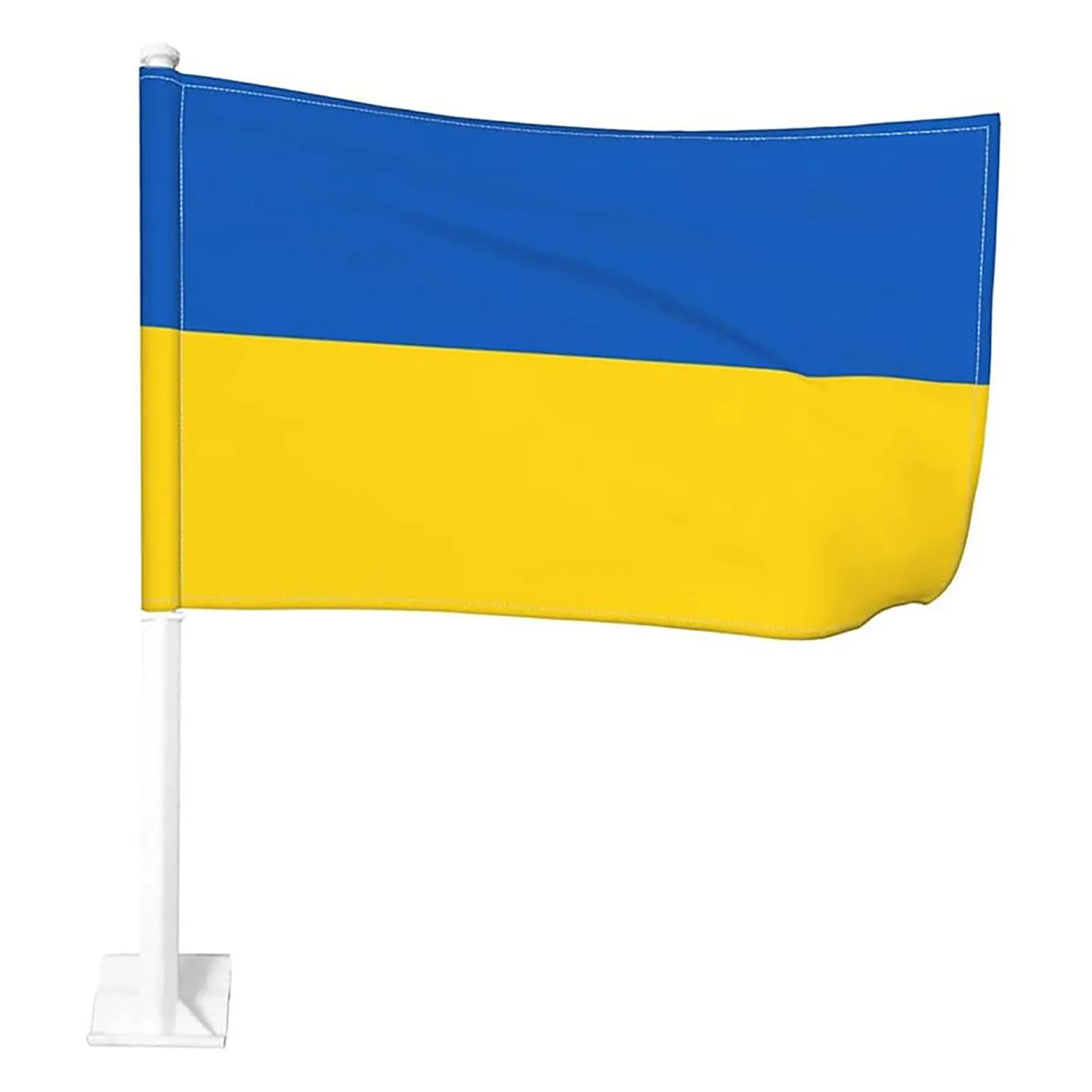 12x18 Inch Car Flags Ukraine National Flag Polyester Window Clip Blue Yellow ua ukr flag Promotion Flying Decoration |