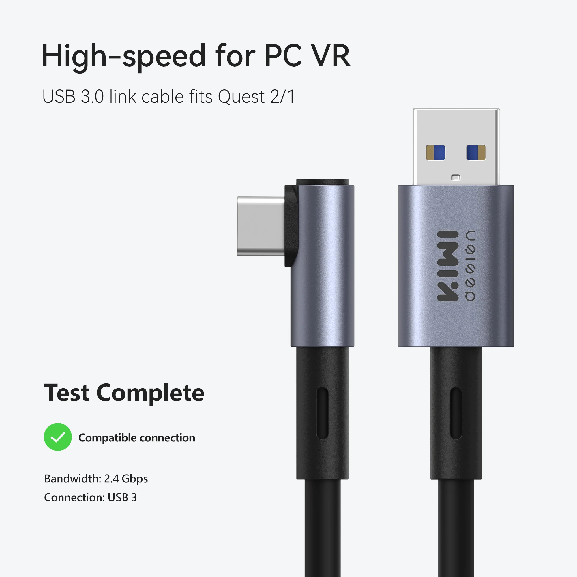 KIWI design 16FT/5M Link Cable for Quest3/Quest 2 Accessories USB3.0 to Type  C Durable High Speed Data Transfer USB C Cable VR - AliExpress