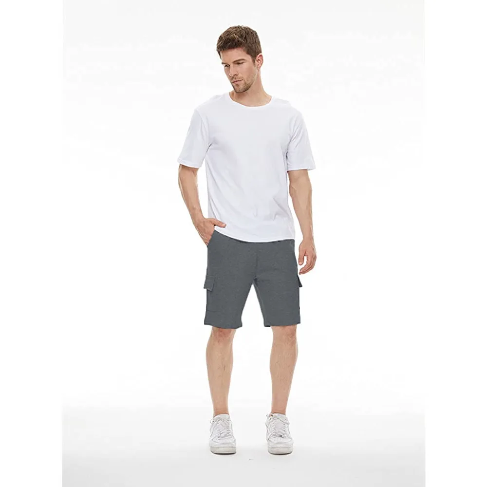 Men's Summer Shorts Cotton Casual Elastic Drawstring Running Slim Trendyol Fit MAN PANT CLOTHING Sweatpants Male Pants Clothes