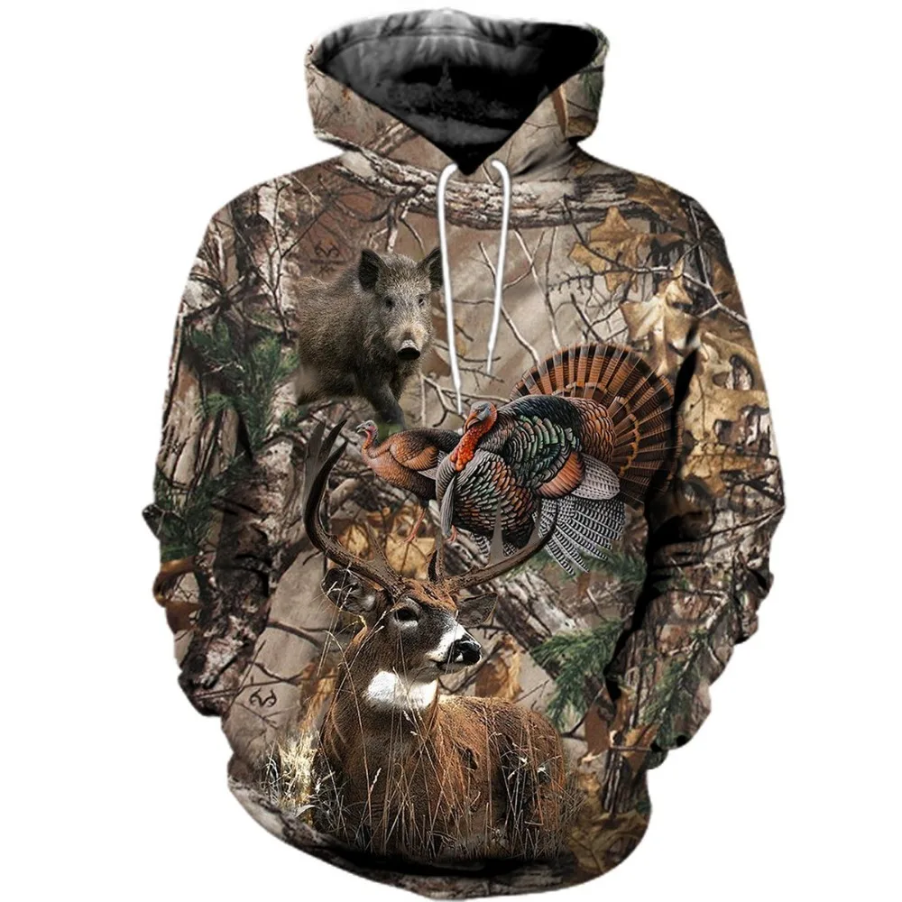 Sudadera con capucha con estampado 3D de camuflaje de hoja de arce para primavera y otoño para hombre, ropa para pesca al aire libre, camping, caza, chaqueta con capucha para mujer