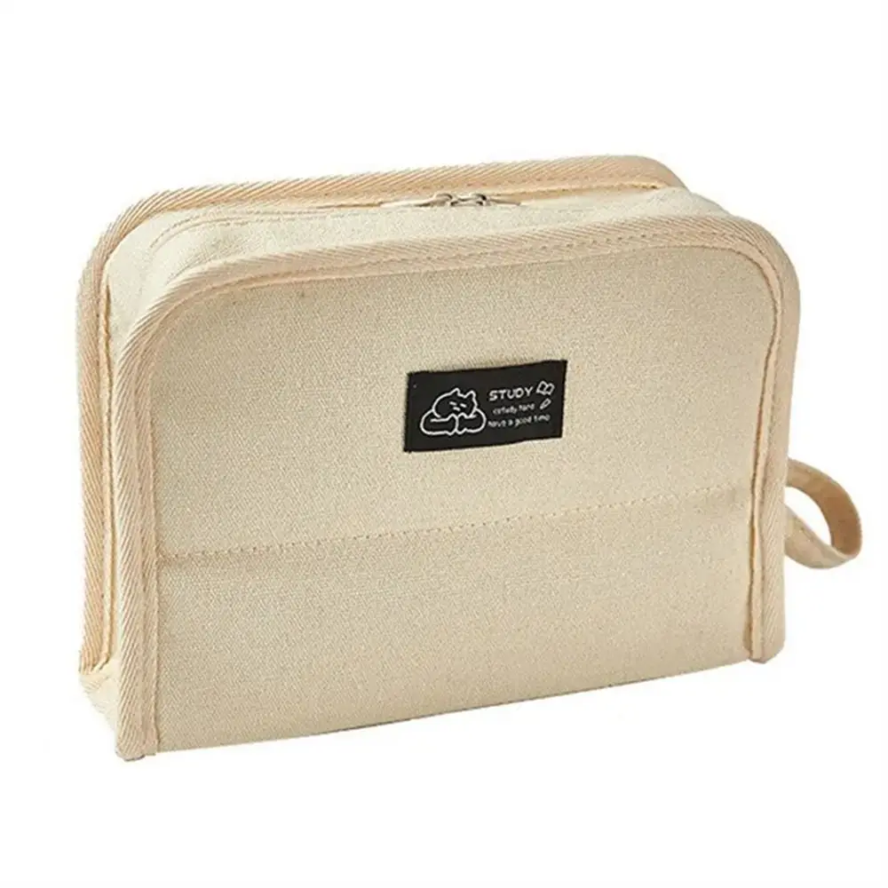 

Large Capacity Pencil Case Storage Box Multi-layer Multifunctional Stationery Bag Storage Bag Canvas Pen Case Children
