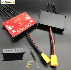 75V200A Dual Motor Controller Ubox V2 J with 2.4Ghz Receiver Integrate Base on 75V300A VESC for Electric Scooter Skateboard Bike