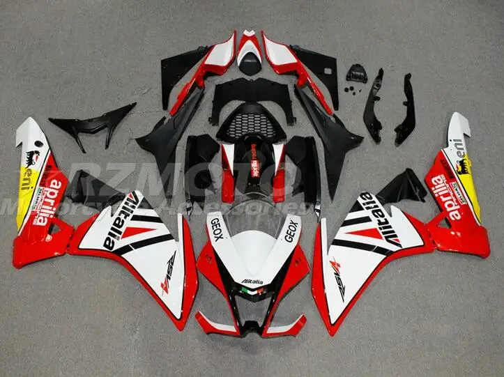 

4Gifts New ABS Whole Fairings Kit Fit for Aprilia RSV4 1000 2009 2010 2011 2012 2013 2014 09 10 11 12 13 14 Bodywork Set Custom