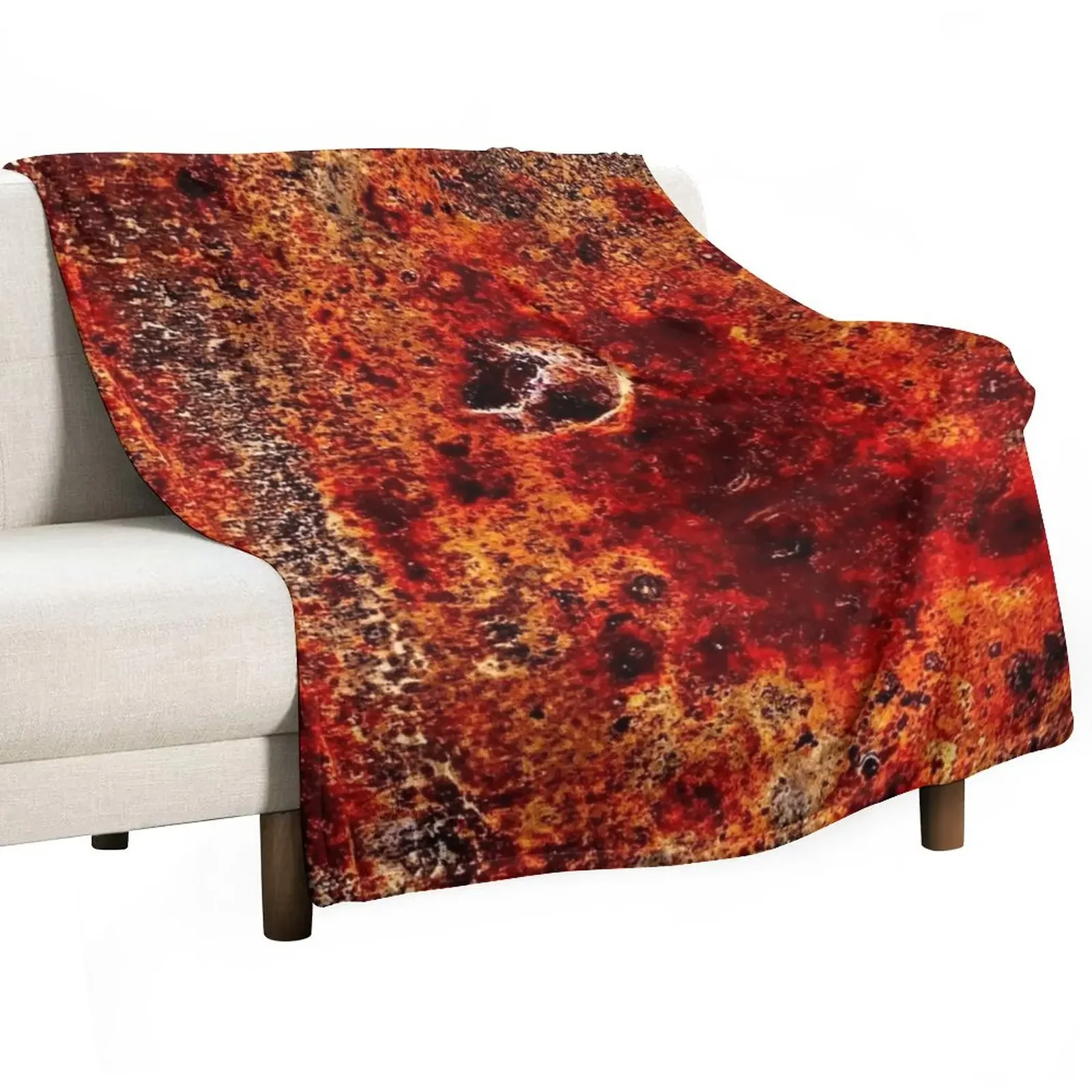 

Urban Rust Throw Blanket Shaggy Luxury Throw Blankets